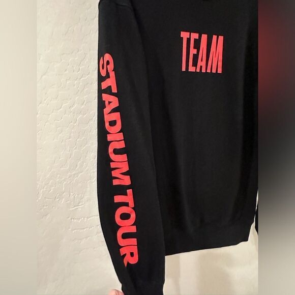 2017 TEAM Justin Bieber Stadium Tour World Tour Pullover Sweatshirt Small - Picture 3 of 7